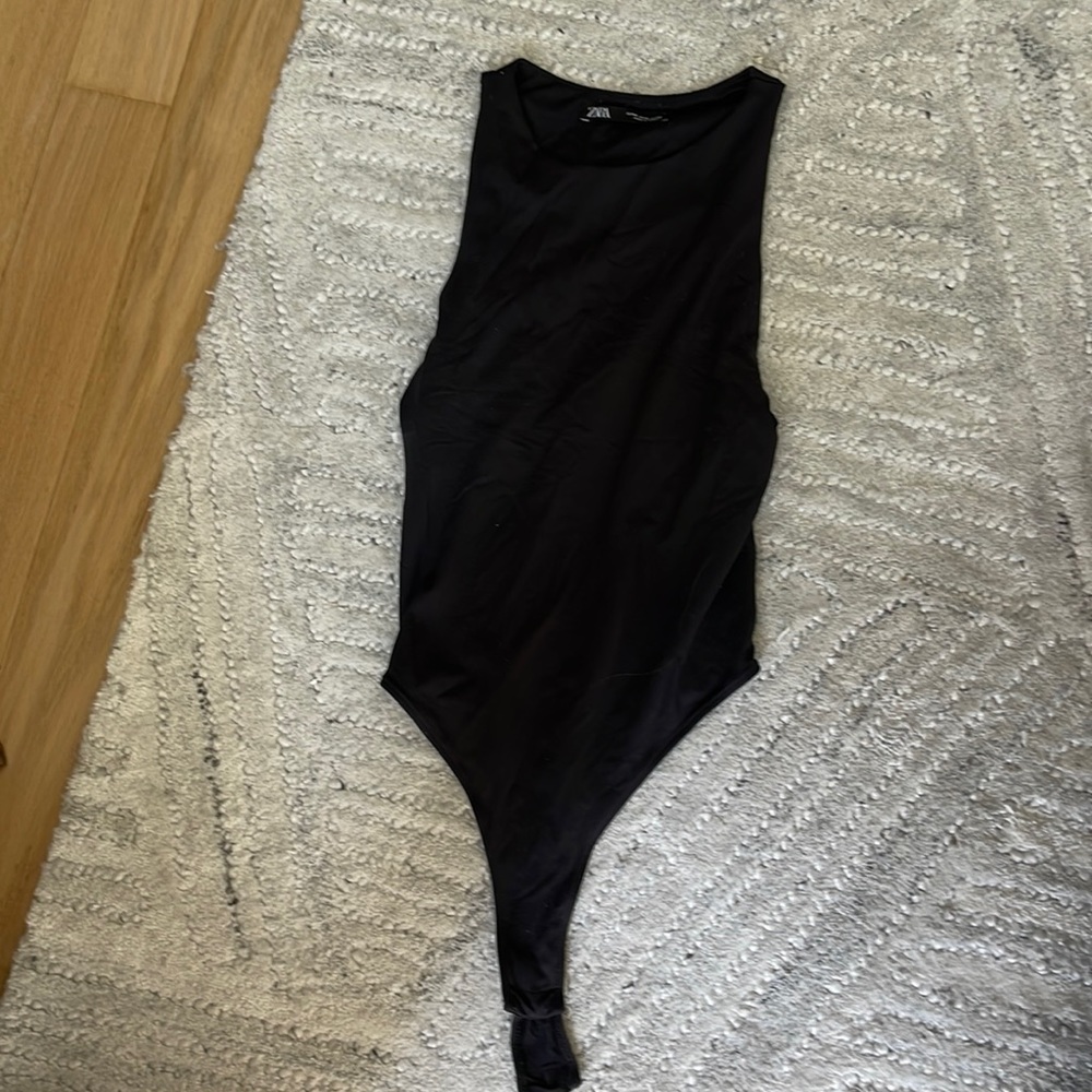 COPY - ZARA BLACK TANK BODY SUIT